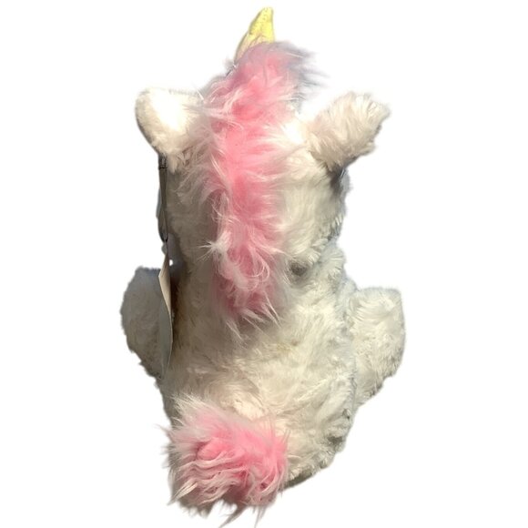Cloud Island Unicorn Plush Stuffed Animal With Mini Rattle Plush Toy  Set White - Picture 5 of 6